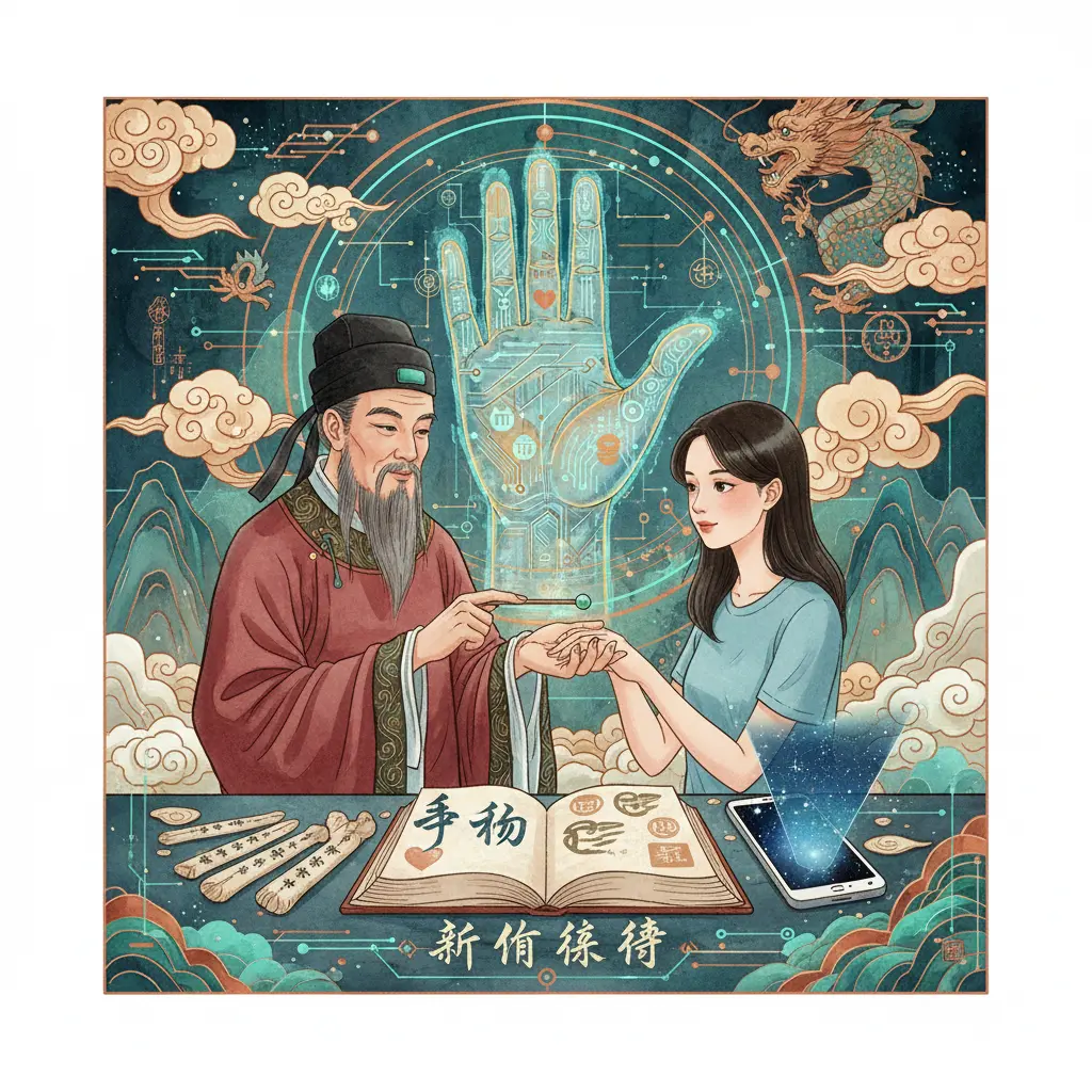 算命師傅 - 手相學