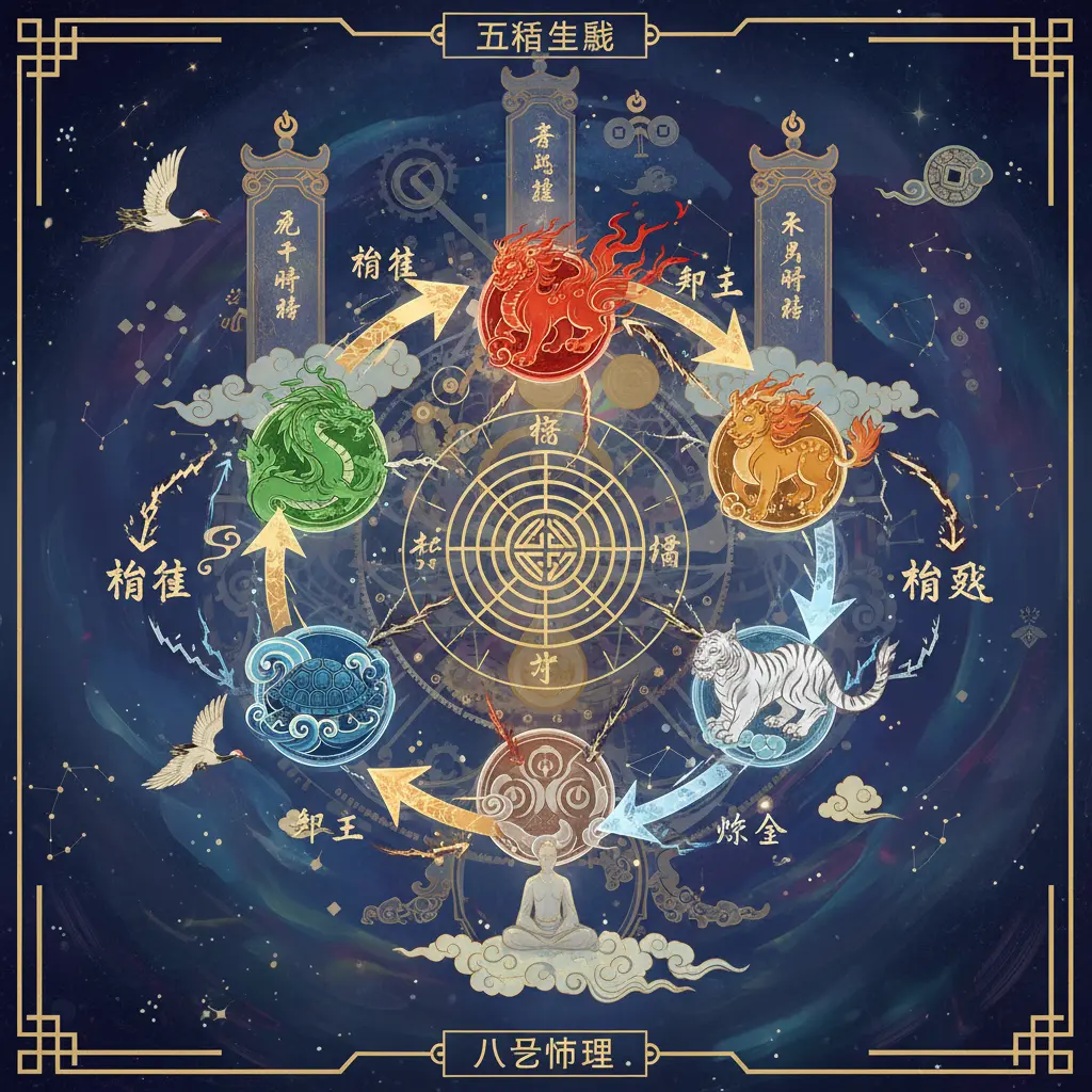 八字命理 - 五行生剋