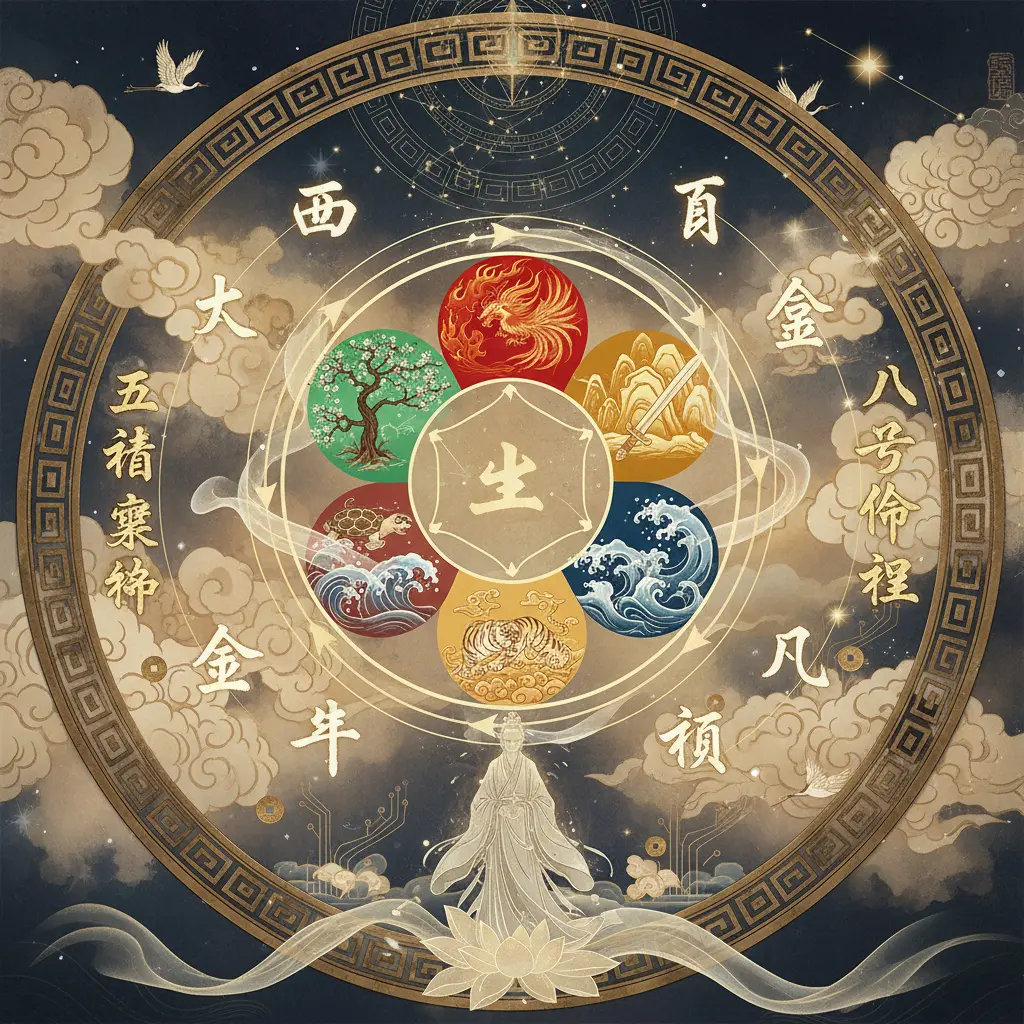 八字命理 - 五行結構